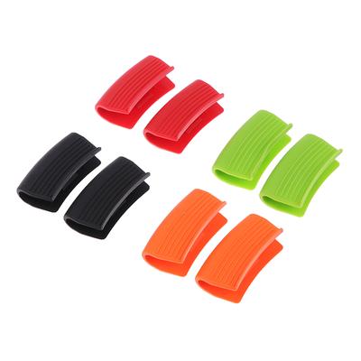 Grip Silikon Topflappen Ärmel Topf Handschuh Pfanne Griff Abdeckung Grip Küchenhelfer