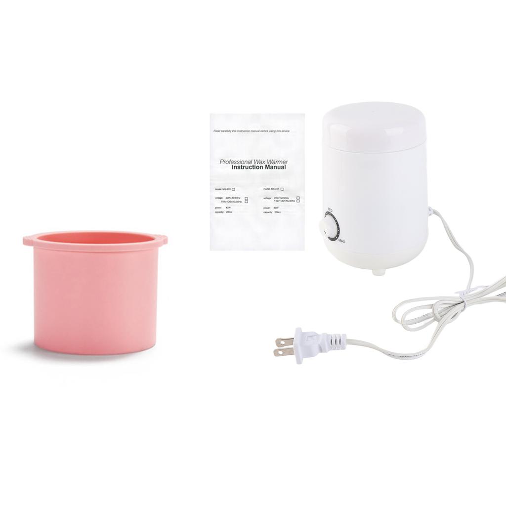200ml Hot Waxer Hair Removal Waxer Hand Wax Melter with Silicone Inner Pot