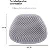1/2Pcs Honeycomb Design Gel Cushion Breathable, Soft And Easy To Clean Provides Comfortable Support Elastic Gel Car Seat Cushion