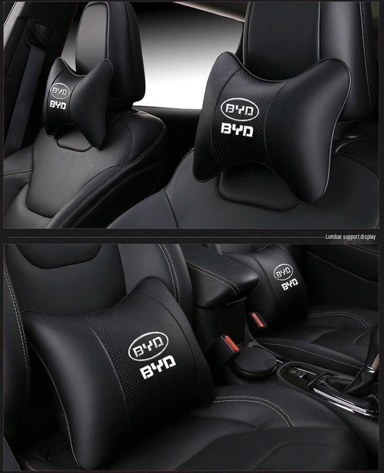 Reposacabezas y cojín de respaldo para coche eléctrico BYD Han (modelos Song/Qin/Plus/Seal) y almohada para cuello y cintura