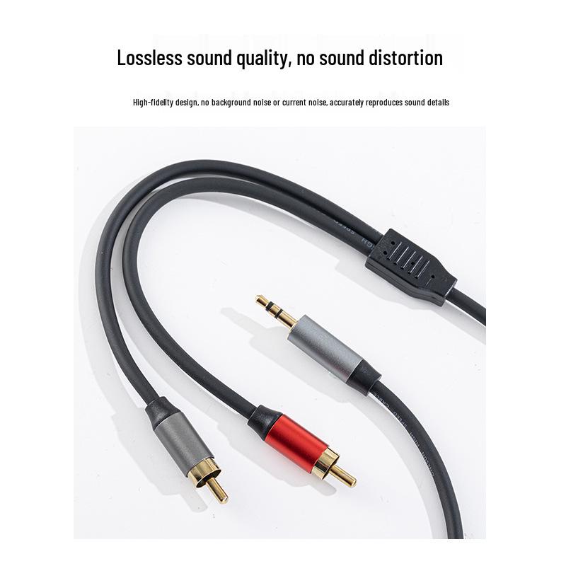 3.5mm to Dual RCA Audio Cable for Speakers and Mobile Devices