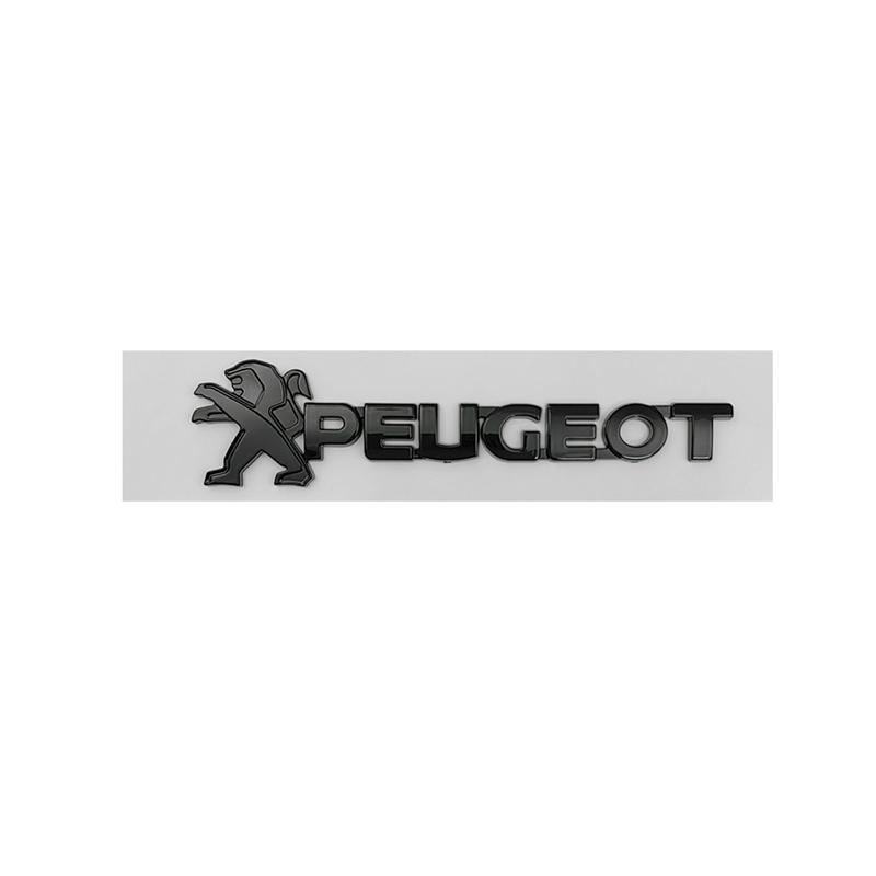 ABS BilLogo Bogstav Emblemer Bagklap Original Klistermærke til Peugeot 3008 308 2008 208 408 4008 5008 307 508 206 207 301 RCZ
