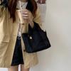 New Japanese Style Simple Large Capacity Tote Commuter Lunch Bag Trendy Niche Versatile Canvas Handbag
