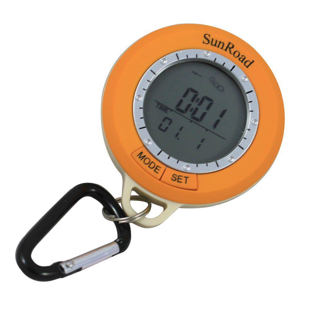 Mini Barometers Buy Sunroad SR108S Mini LCD Digital Pedometer Orange Altimeter ...