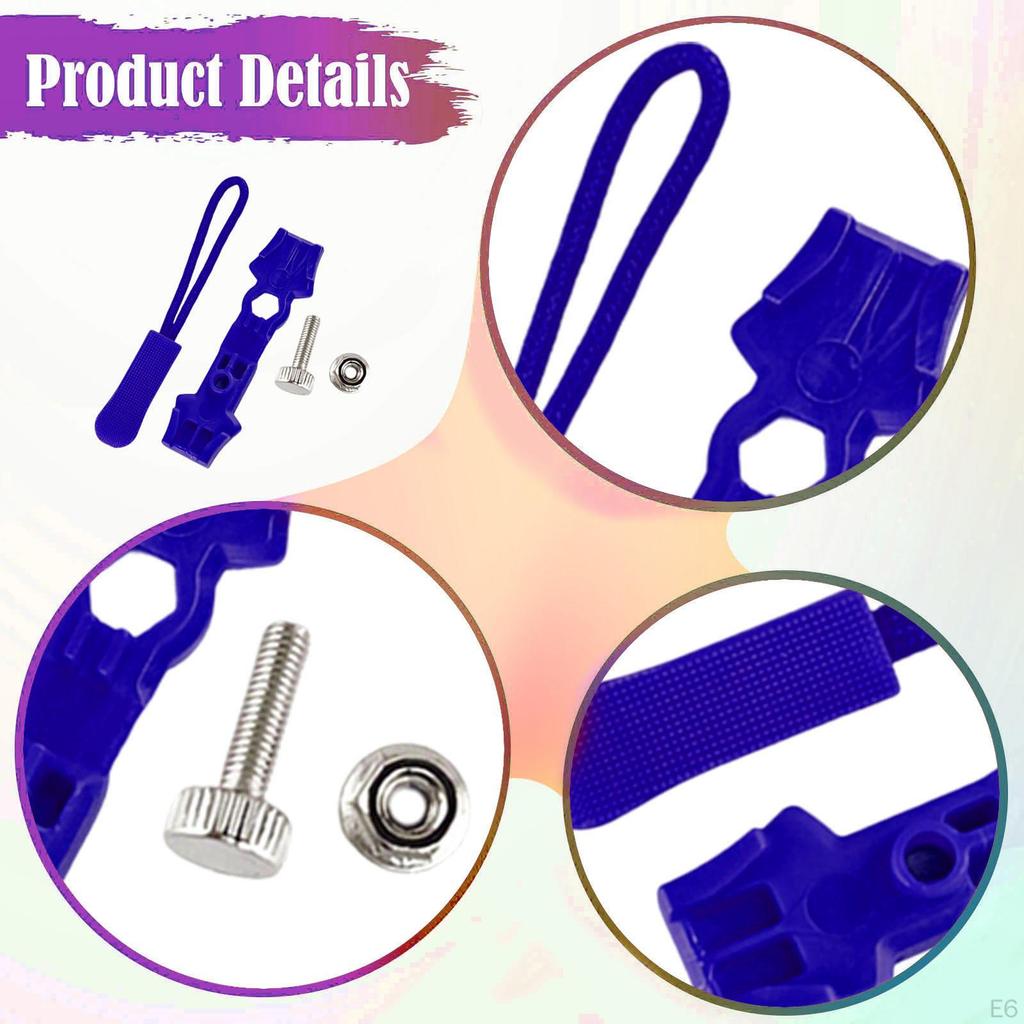 200 Pieces Jacket Zippers Zipper Repair Kit Backpack Replacement Pulls Zip Heads Reusable