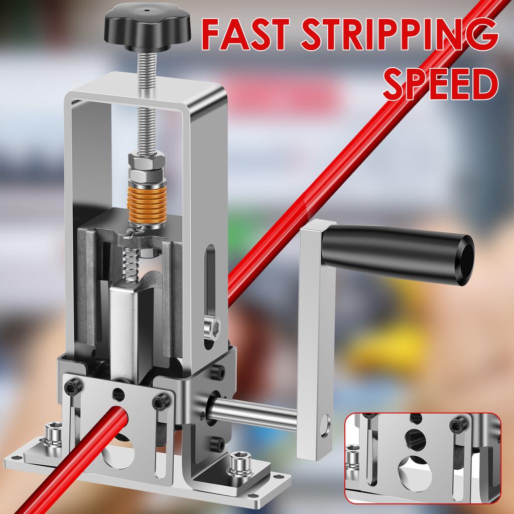 Portable Wire Stripper Manual Wire Stripping Tool 1-25mm Cable Peeling Machine Drill Powered Wire Stripper for Home Garage Work