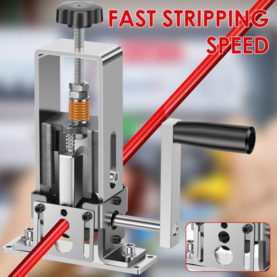 Portable Wire Stripper Manual Wire Stripping Tool 1-25mm Cable Peeling Machine Drill Powered Wire Stripper for Home Garage Work