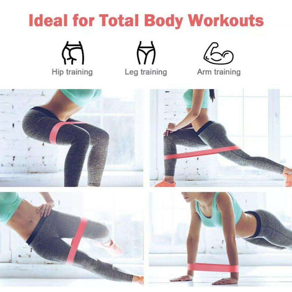 Body Building Gym Strength Training Yoga Pilates Workout Band Home Fitness Resistance Bands Loop