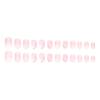 24 Pieces Artificial Nail Short Almond Styles Press on Nail Glitters Floral Patterns False Nail For Various Occasion