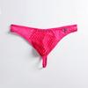 Thong JOCKMAIL Ultra Thin Bikini Mesh Material Sexy Men's T-back Underwear Fashion Translucent G-string Underpants