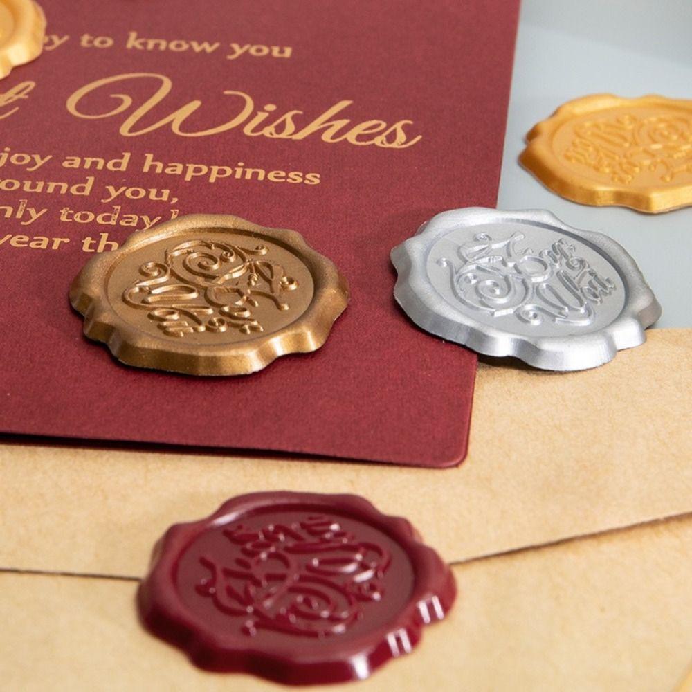 

20 шт. Юбилейные наклейки для запечатывания упаковки, Текстурированные наклейки для запечатывания оберточной бумаги, Упаковка для подарков gold 20pcs