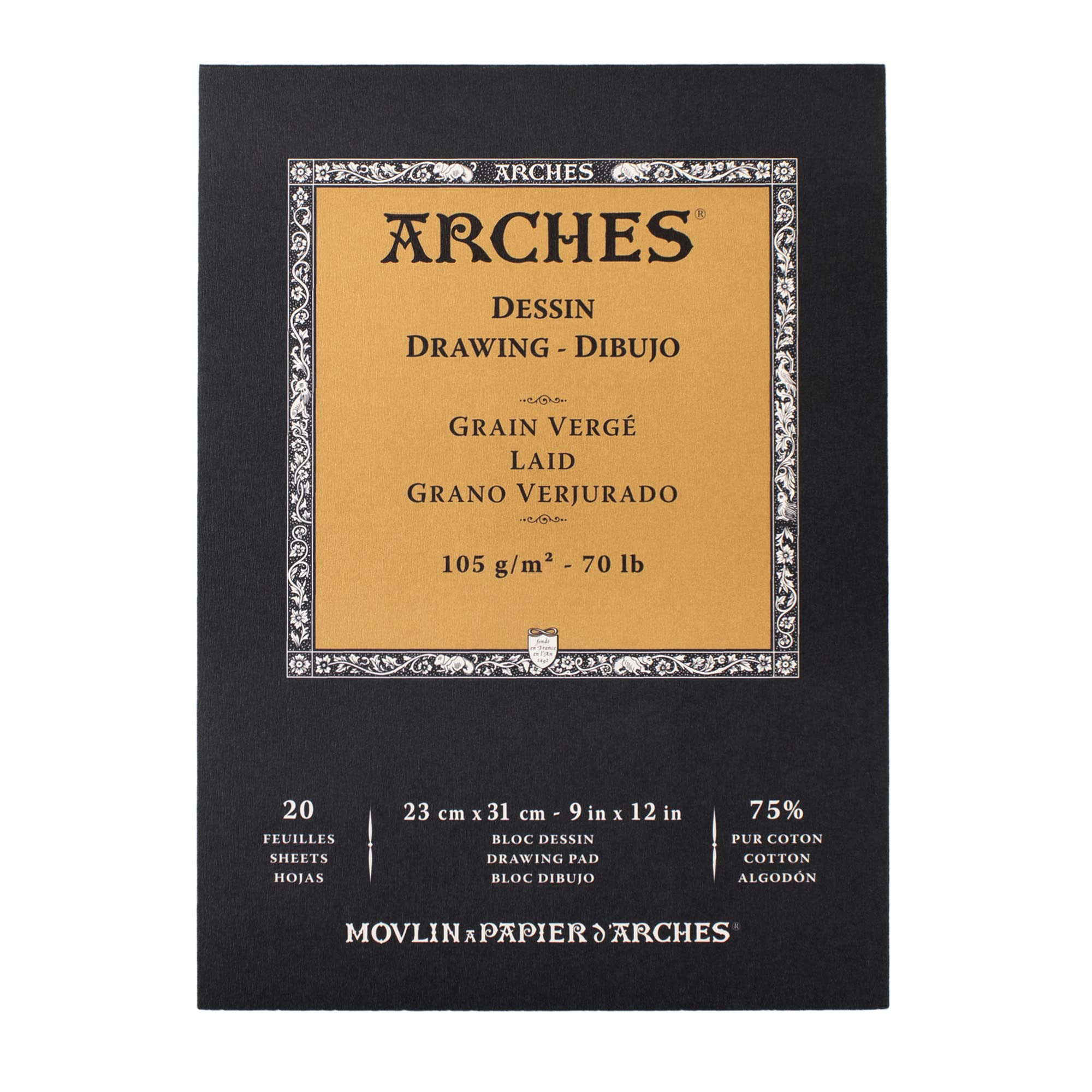 

Arches Sketch Pad 23X31cm 20 sheets 105g/m2 (39563100)