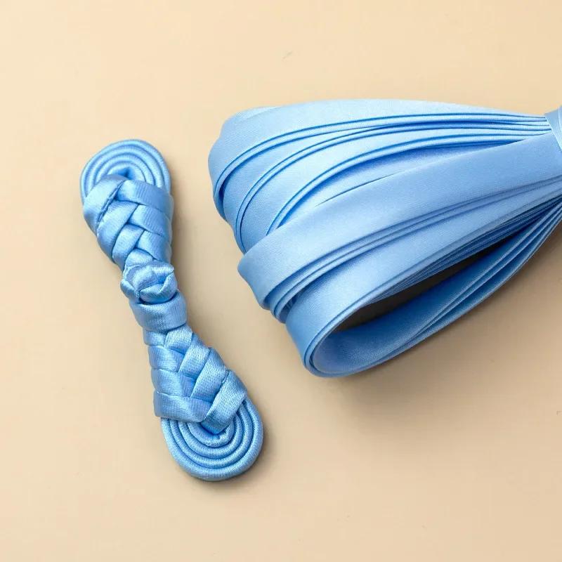 Hengmeihe Cheongsam 1cm Piping Trim: Four-Fold Non-Iron Imitation Silk Hemming Ribbon