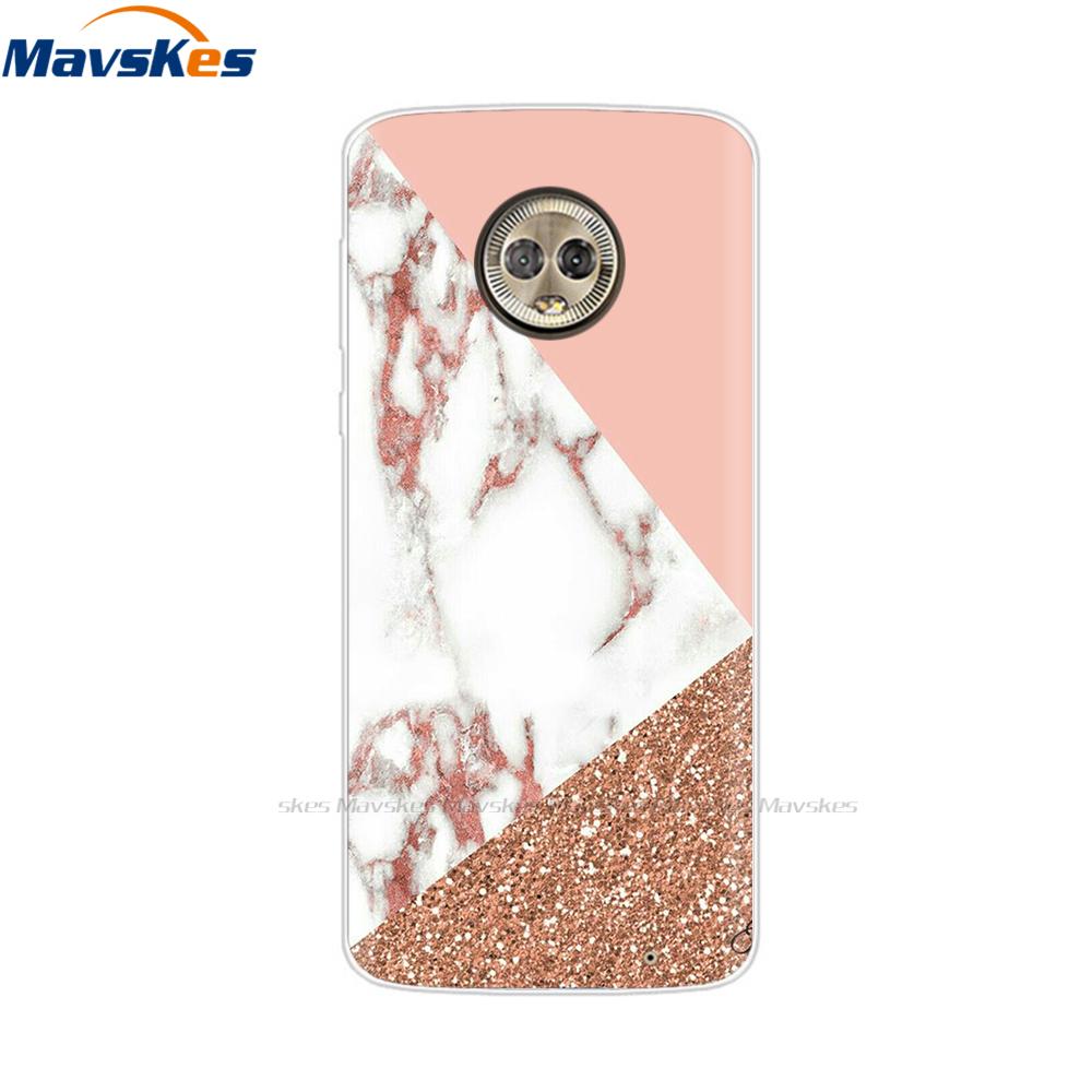 Silicon Case For Moto G6 Plus Case Full Protection Soft Tpu Back Cover On For Motorola MotoG6 G6 Play Bumper Phone Shell Coque