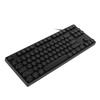 Gaming Keyboard USB Round 87 Keys Colorful Backlit Ergonomic Mechanical Touch Wired Keyboard for Desktop Laptop PC Black