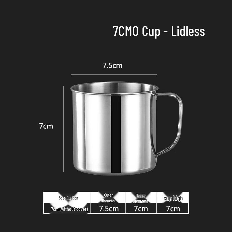 

LIJIA FITMENT Stainless Steel Cup with Handle 7cm