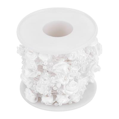 10m Roll Rose Artificial Pearl Wire Beads Garland String DIY Wedding Decoration