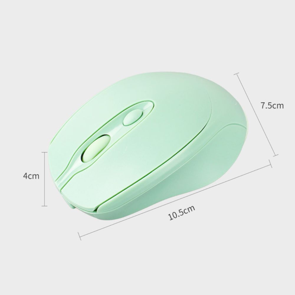 Rechargeable Ergonomics Wireless Mouse 2.4Ghz+BT5.0 Morandi Wireless Mouse  PC/Laptop