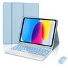 2026 iPad Air 11-inch Bluetooth Keyboard Case A2591 with TPU Shell