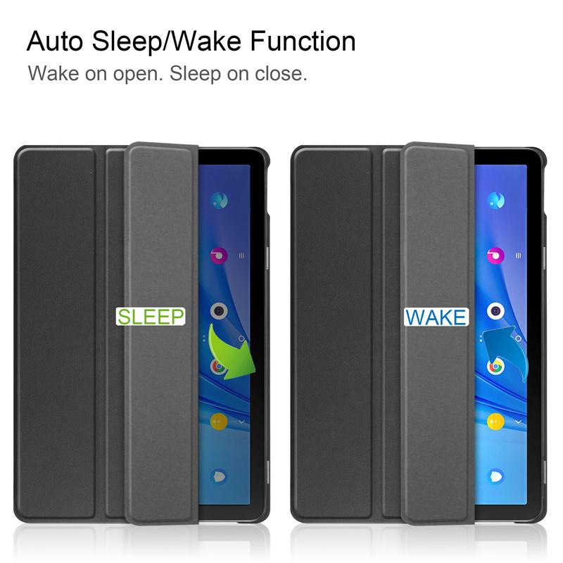 For TCL Tab 10s 9080G 10.1 Inch 2021 Tablet Case Kids Magnetic Folding Smart Cover Funda for TCL 10 9081X 10.1inch Tablet Cover