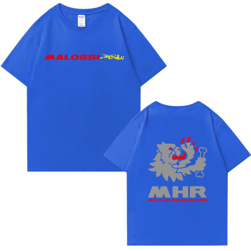 New in Malossi Theme Graphic short sleeve t-shirts vintage Hip Hop Y2k streetwear Unisex Oversized t-shirt Summer Print clothing
