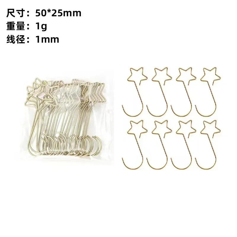 20 Stück S-förmige Haken Weihnachtshaken Weihnachtsbaum Dekorationszubehör zum Aufhängen von Weihnachtsgeschenken Heimaufbewahrungsorganisator