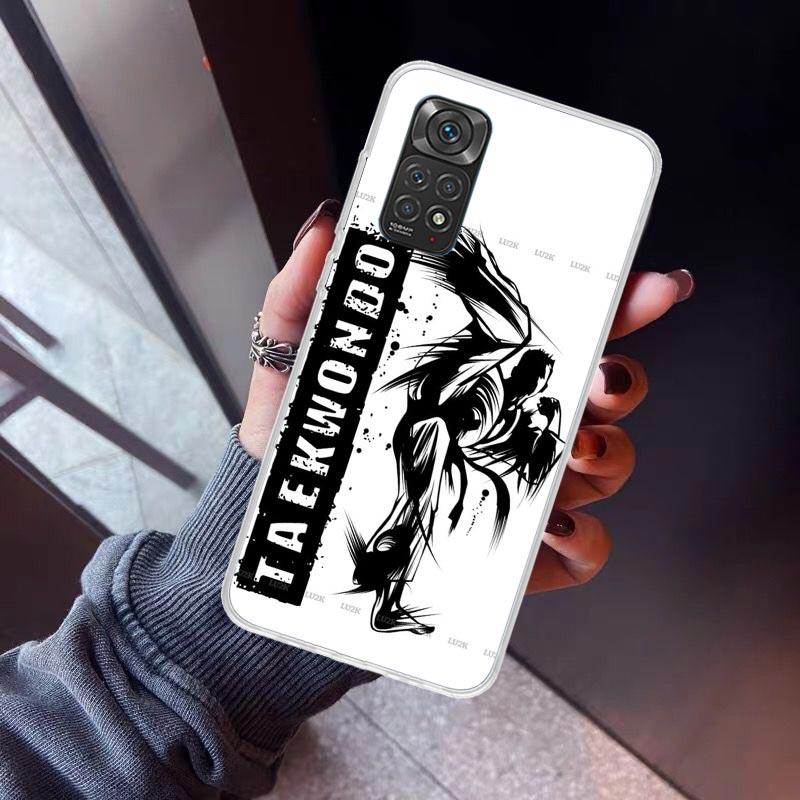 Kungfu Taekwondo Phone Case For Xiaomi Redmi Note 10 11 12 13 14 15 Pro Plus 11S 12S 14S 11T 11E 10S Soft TPU Back Cover Redmi N
