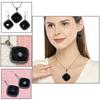 Black Spinal  Pendant Gemstone Jewelry Handicraft Valentine'Day Gold