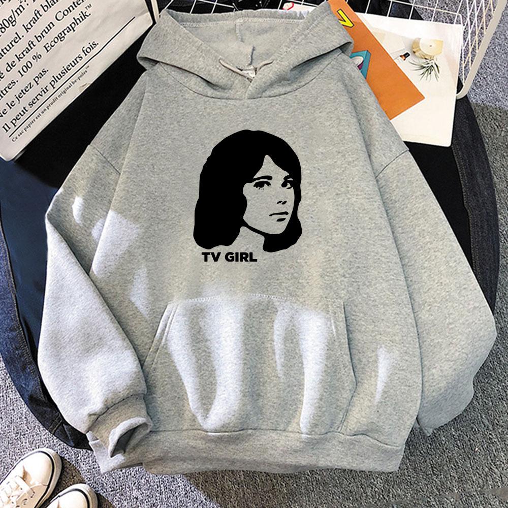 TV Girl Heavy Mental Streetwear Hoodies Winter Fleece Comfortable Hooded Sweatshirts Long Sleeve Sudaderas Harajuku Casual Hoody