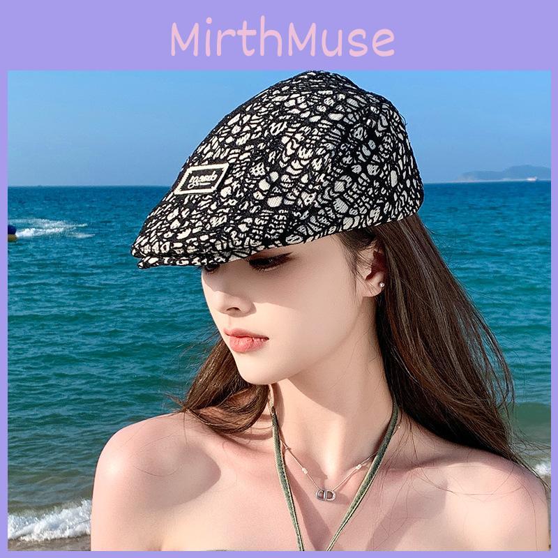Japanese Artistry Beret Hat With Sun Protection And Breathability For Summer And Spring Fashion Enthusiasts