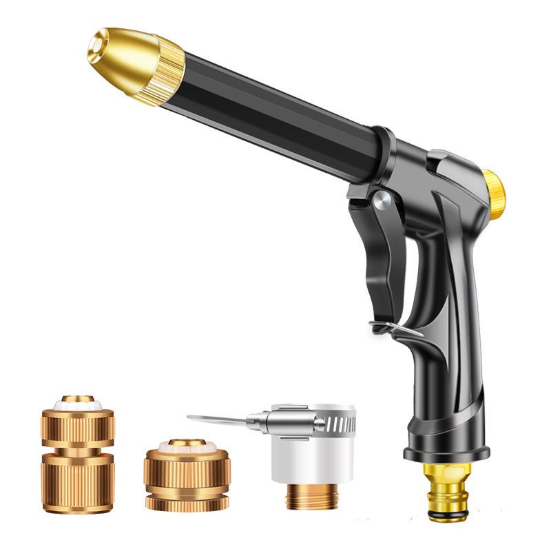 Hochdruck-Metall-Wasserpistole für Auto- und Bodenreinigung - Leistungsstarkes Sprühdüse