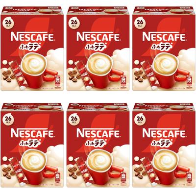 Nescafé Fuwa Latte 26 Packungen x 6 Kartons, Instantkaffee, Café Latte, einzeln verpackt