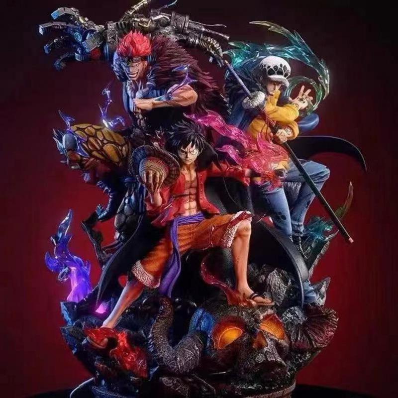 

Фігурка One Piece Луффі Зоро Санджі Анімація Морський Король Група Солом яного Капелюха Периферія Четверта Передача Великий Мавпа Король Луффі П ята Передача