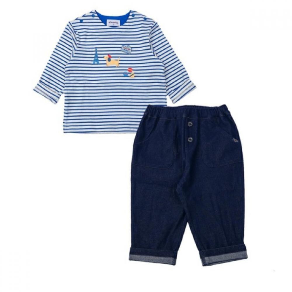 ABSORBA Top And Bottom Set In Blue  A1121292c 