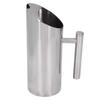Stainless Steel Material Stainless Steel Water Pitcher Ergonomic Handle Silver Stainless Steel Water Jug 1L Capacity Ice Guard
