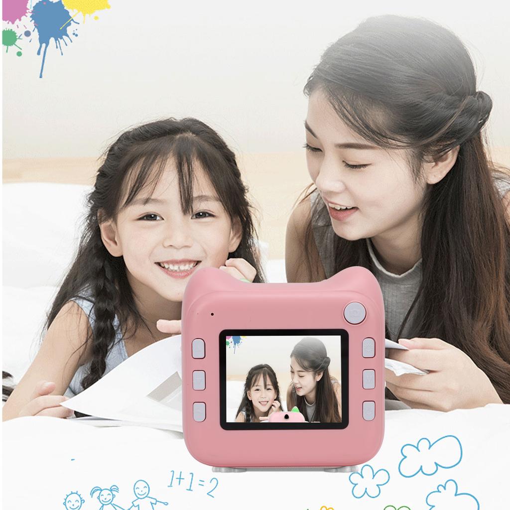   Print Camera 48MP 2.4in Screen Thermal Printing 800mAh Battery Clear Image Digital Zoom for Students