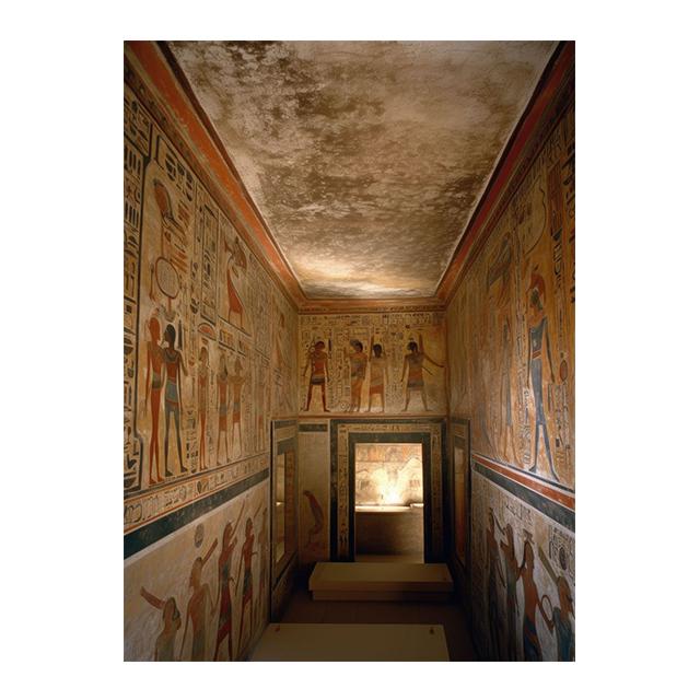 Ancient Egyptian Building Pyramid Prints Poster Canvas Painting Modern Wall Art Pictures For Living Room Bedroom Home Decoration