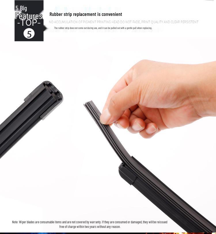 Compatible with Ruichi EC35 and EC31 Universal Wiper Blade Rubber Strip