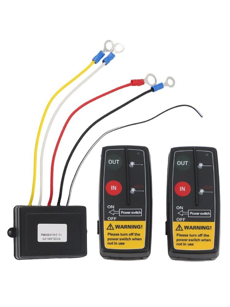 12V 24V Wireless Controller Remote for Winch and Hydraulic Pump Systems