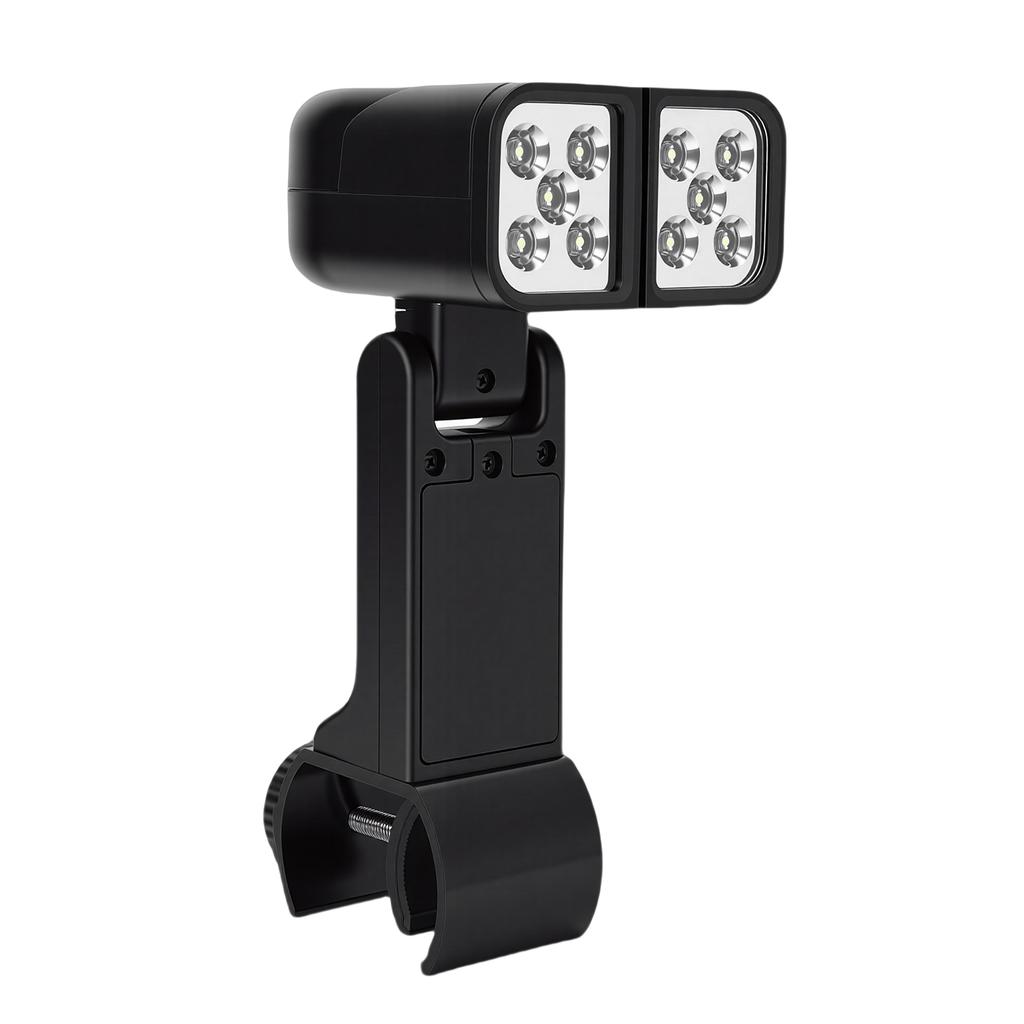 BBQ Grilling Light 360 Degree Rotatable Clip On Barbecue Grill Light with Touch Switch 10PCS F5 Light Chips Aluminum