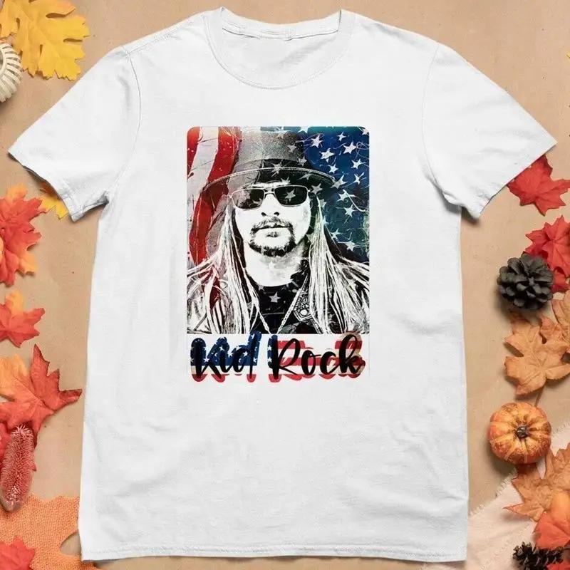 

Kid Rock Men T shirt White All Sizes S разноцветный
