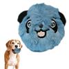 Brinquedo de Bola que Faz Barulho para Cachorro Pelúcia Bola de Borracha Saltitante Brinquedo de Mastigar para Cachorro Brinquedo Interativo para Filhotes Dentição para Cães Pequenos e Médios