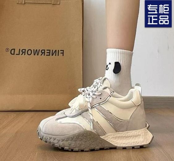 

Универсальные спортивные и развлекательные туфли Forrest Gump на платформе немецкие кроссовки женские 2025 новые популярные весенние и осенние туфли для папы увеличиваются в высоту 35