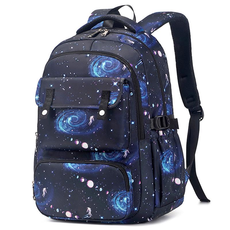 Children's schoolbags large-capacity backpacks primary school schoolbags for boys, starry sky printed backpacks for boys