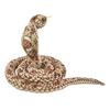 Plush Snake Doll Soft Comfortable Sleeping Pillow Plush Stuffed Snake Doll For Kids Children Light Brown