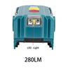 Power Inverter for Makita 18V Battery,DC 18V To AC 120V/220V Portable Power Station with USB,Type-C 280lm LED Light for Camping