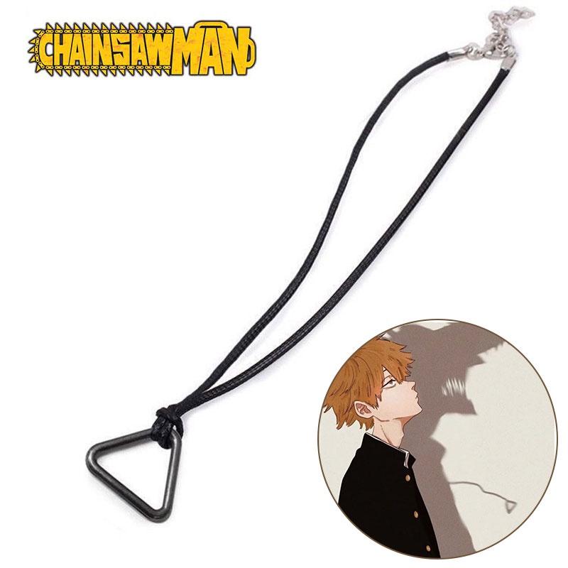 Stilvolle Anime Chainsaw Man Halskette mit Verwandlungs-Requisite Schmuck für Fans Sammlung