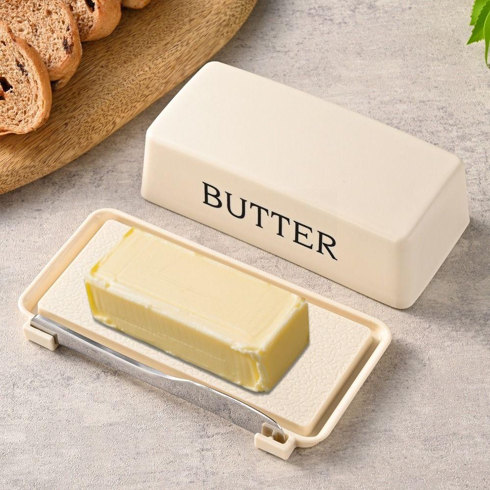 Food Grade Butter Container Sealed Butter Keeper Multi-functional Cheese Dish for Home