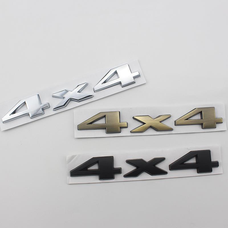 Off-Road 4x4 Metal Decals for Jeep Wrangler Compass Limited Edition 4WD Vehicles