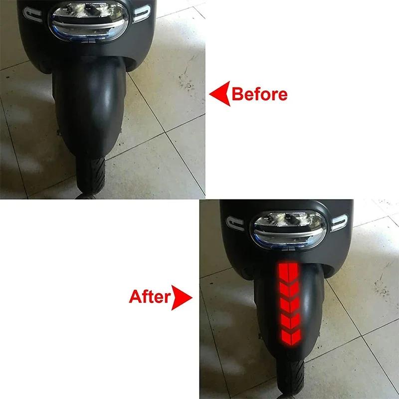 Naklejki Paski Strzałki Motocyklowe Naklejka na Błotnik Uniwersalna Wodoodporna Olejoodporna Odblaskowa Taśma Naklejka Motocyklowa Akcesoria Moto